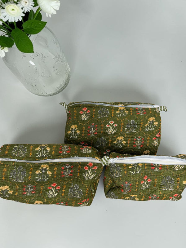 Quilted Vanity Bags – Nature Story