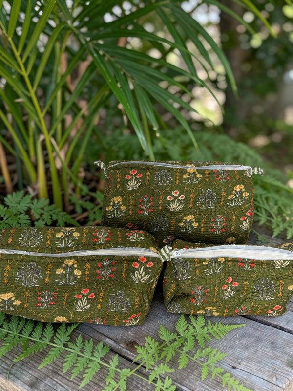 Quilted Vanity Bags – Nature Story