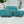 Quilted Vanity Bags – Aqua Garden