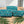 Quilted Vanity Bags – Aqua Garden