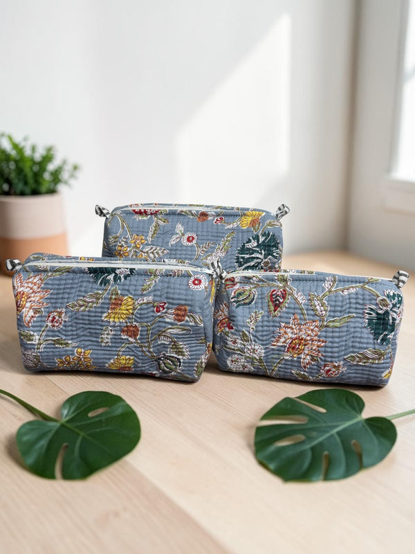 Quilted Vanity Set - Misty Bloom