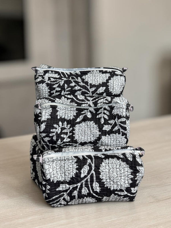 Quilted Pouch Trio - Classic Bloom