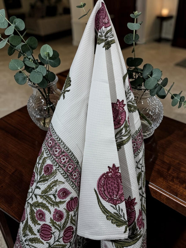 Anar Bagh - Jaipuri Cotton Waffle Bath Towel (30*60)