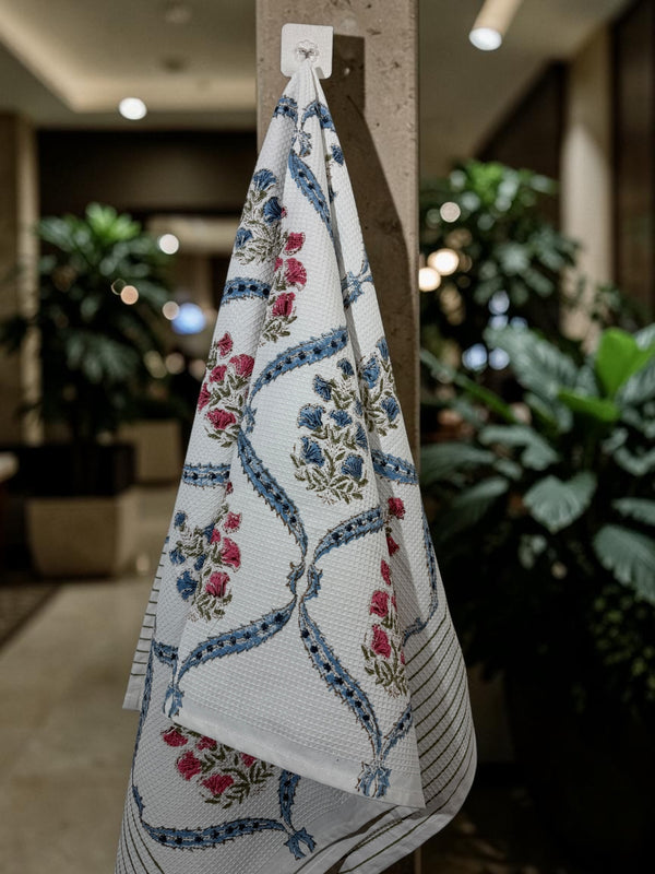 Raagini – Jaipuri Cotton Waffle Bath Towel