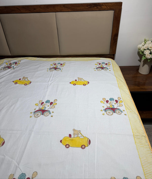Little Joy Ride Kids Cotton Baby Dohar