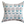 Back view of blue lily cotton cushion cover with hand block floral motifs – 16x16 by newkasa