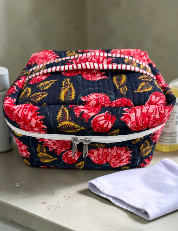 Scarlet Garden Vanity Bag