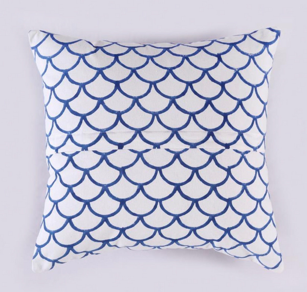 INDIGO BAAGH HAND BLOCK PRINT CUSHION COVER SET – 16x16 - newkasa