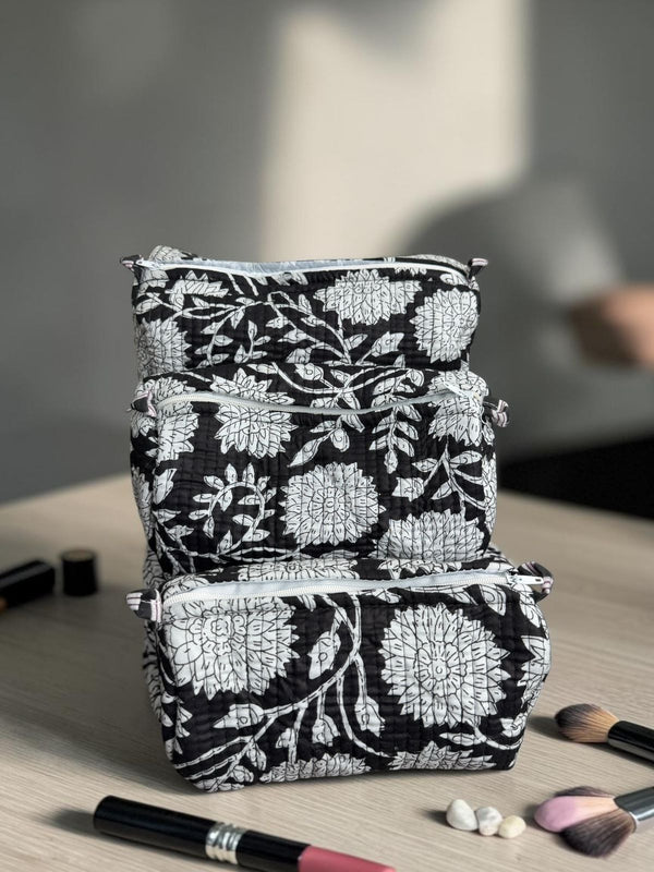 Quilted Pouch Trio - Classic Bloom