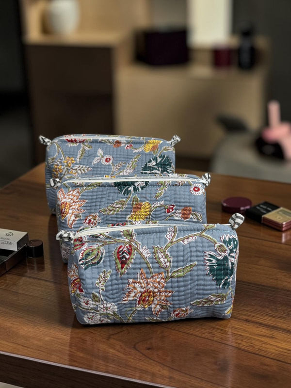 Quilted Vanity Set - Misty Bloom