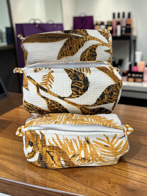 Quilted Pouch Trio – Desert Botanica