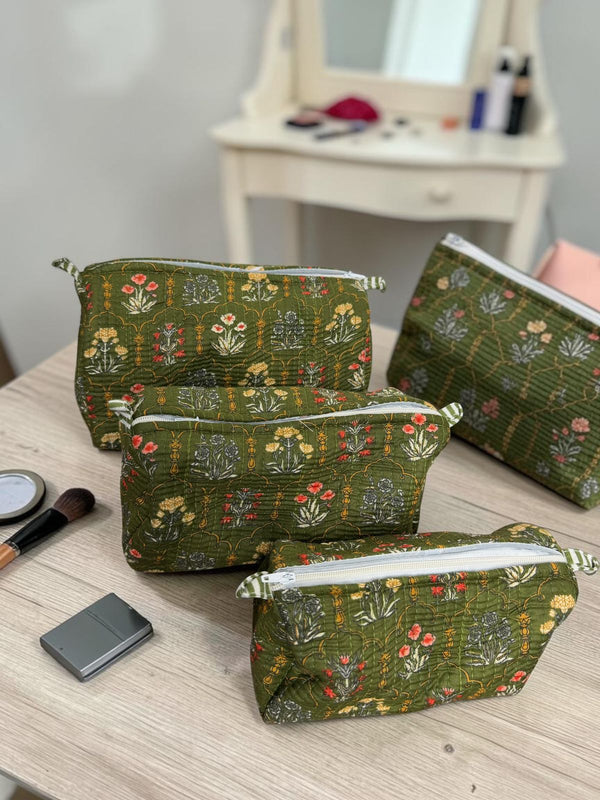 Quilted Vanity Bags – Nature Story