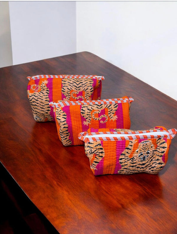 Quilted Vanity Set - Safari glow