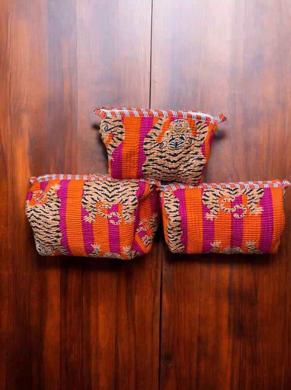 Quilted Vanity Set - Safari glow