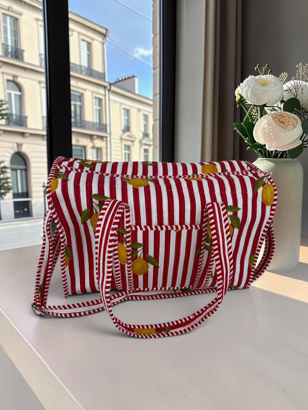 Red Lemon Duffle Bag