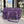 Purple Daisy Gingham Duffle Bag