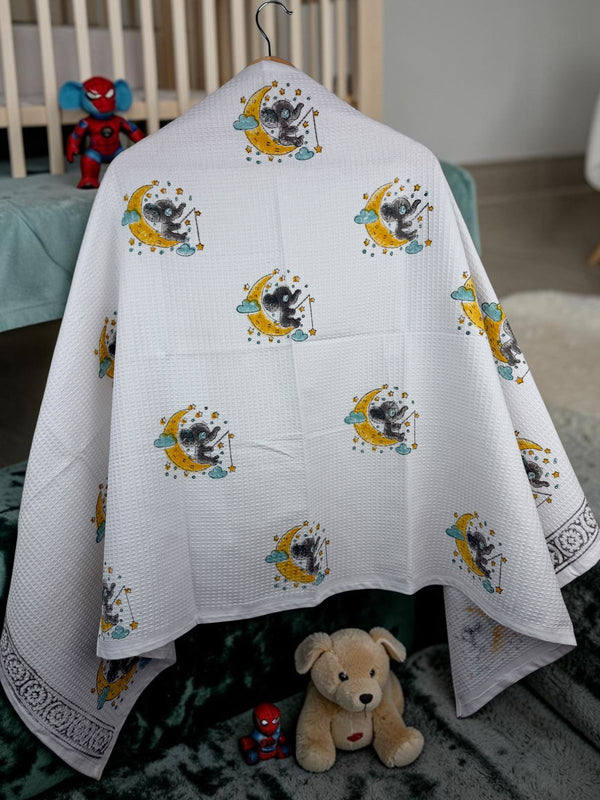 Sleepy Bear Waffle  Baby Towel (30*60)