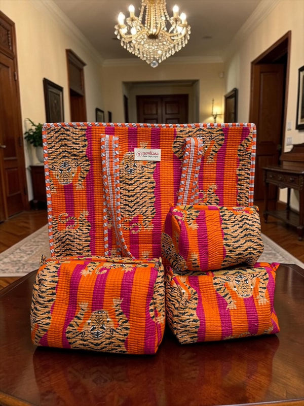 Quilted Tote Bag - Rangbaaz Safari