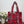 Red Jungle Quilted Cotton Tote Bag with Inner Pocket – 16x18