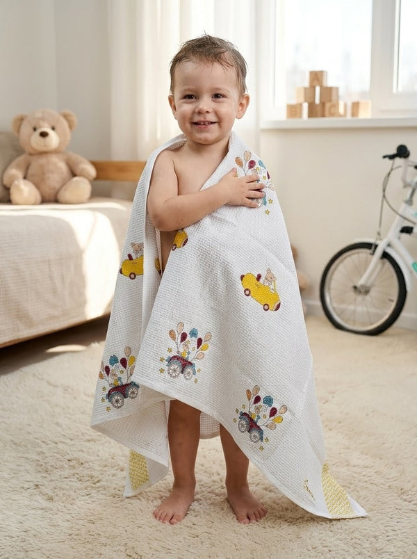 Benny’s Balloon Waffle Baby Towel (30*60)