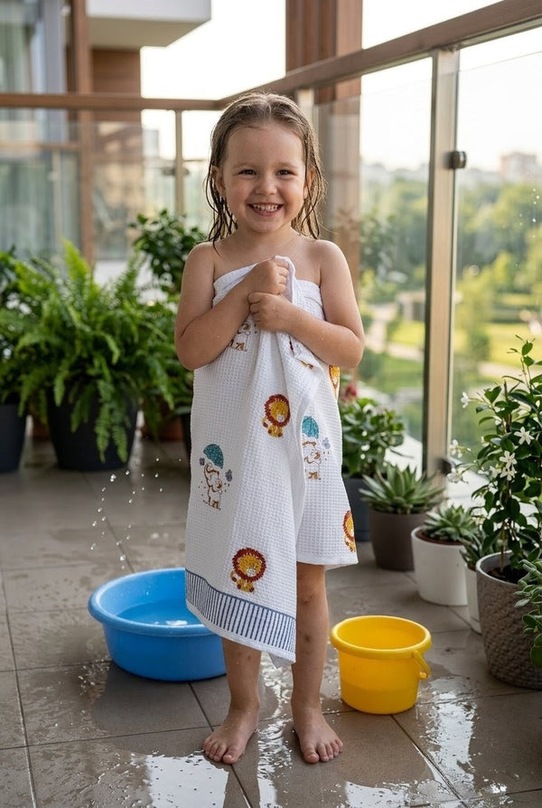 Simba’s Safari Waffle Baby Towel (30*60)
