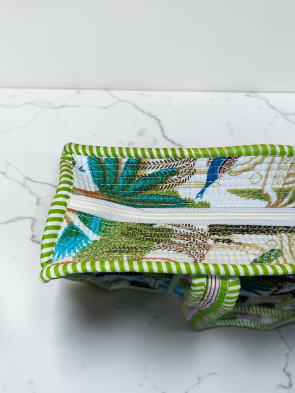 Nature Bloom Quilted Tote Bag