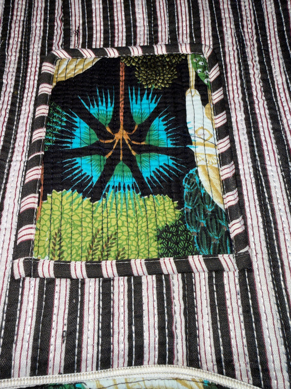 Moon Forest Quilted Tote Bag