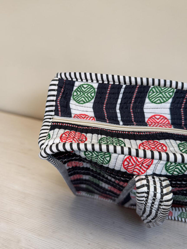 Jaipur Rhythm Quilted Tote Bag