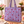 Lavender Heart Stripe Quilted Cotton Tote Bag – 14x14